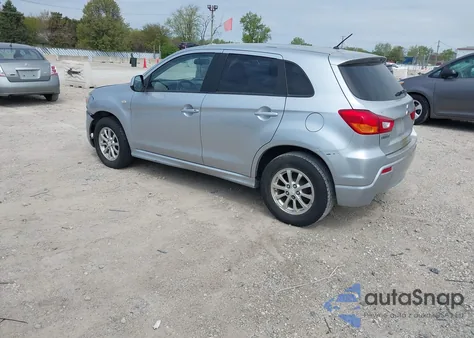 2012 Mitsubishi Outlander Sport Es from USA, damaged, VIN JA4AP3AUXCZ011861